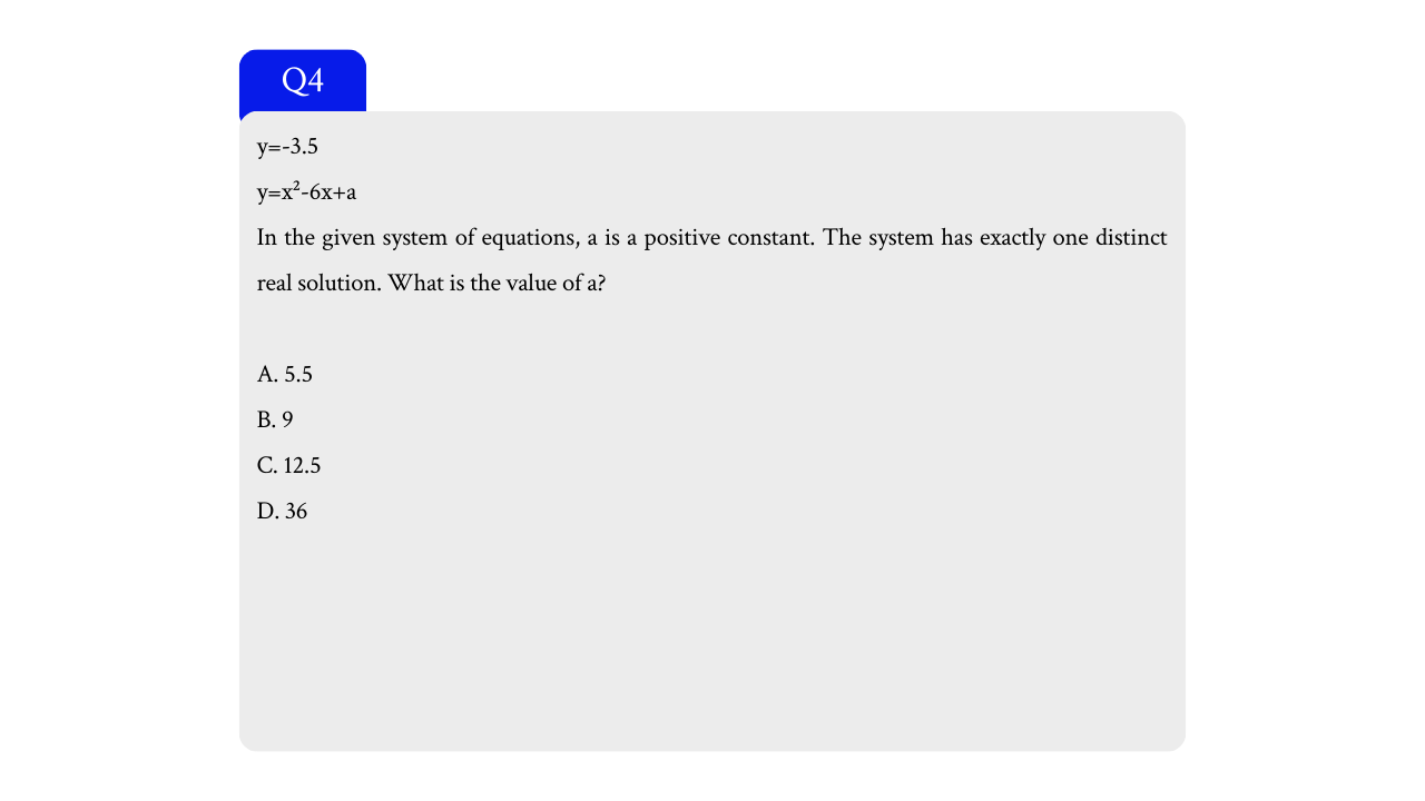 3월 SAT시험 예상문제 4