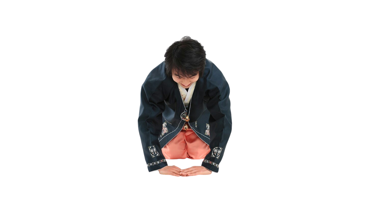 엎드려 절 받기